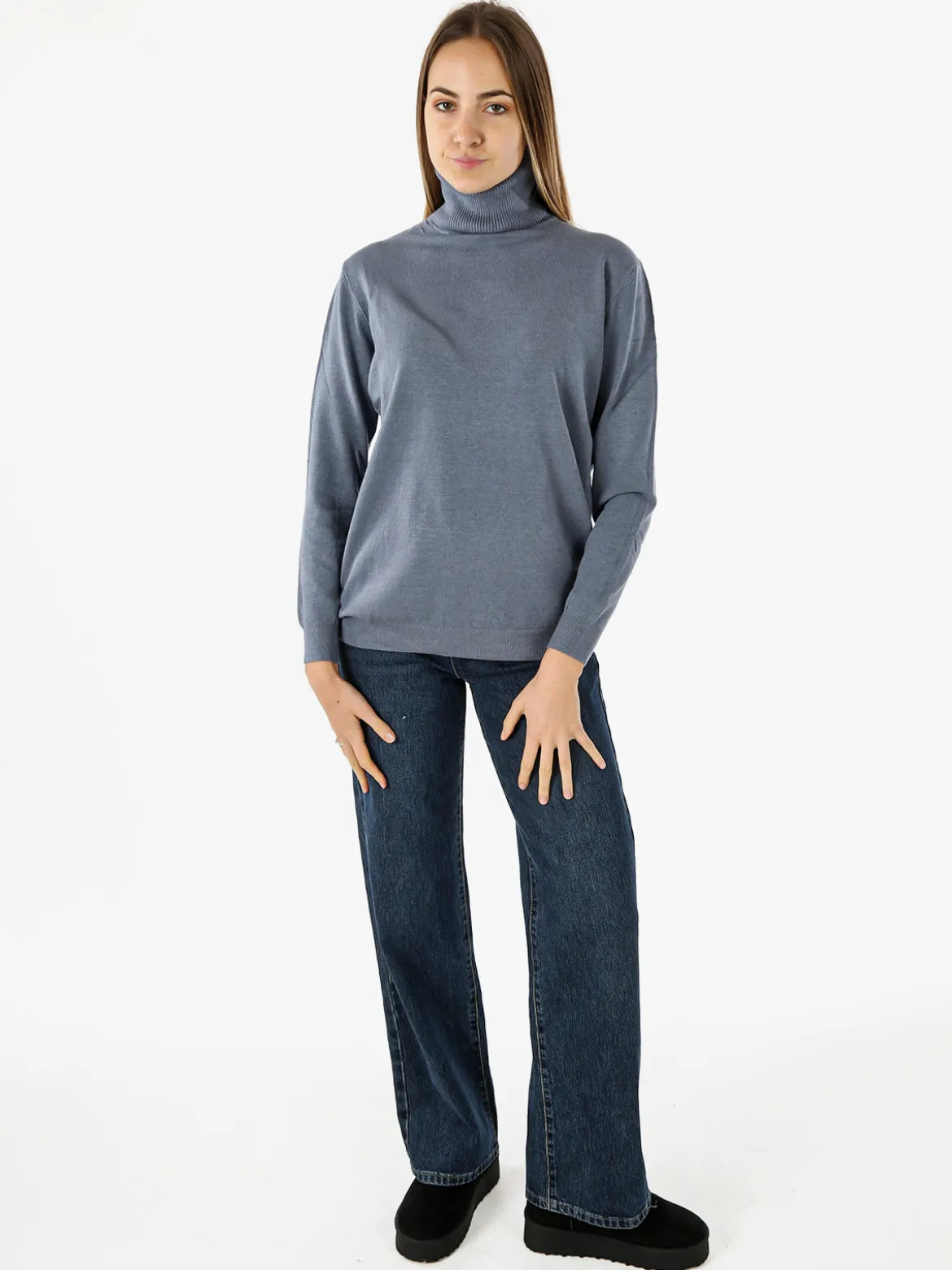 Solada Maglia dolcevita da donna - jeans