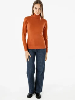 Solada Maglia donna dolcevita - arancione