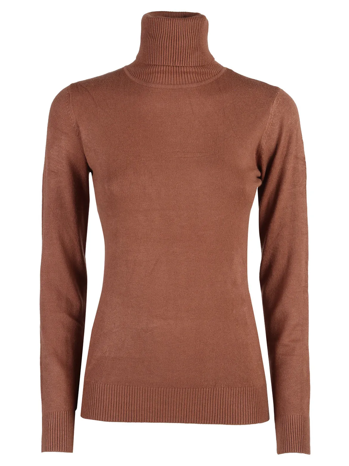 Solada Maglia donna dolcevita - cuoio