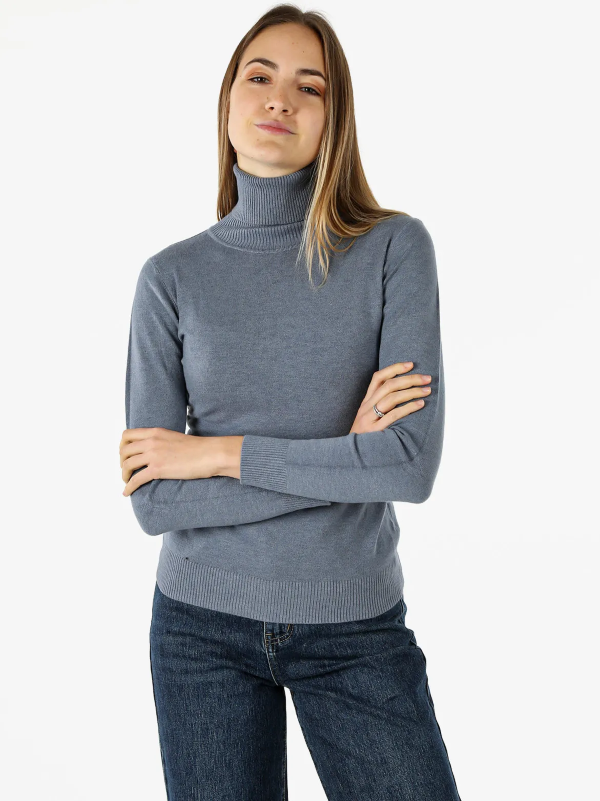 Solada Maglia donna dolcevita - jeans
