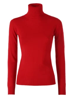 Solada Maglia donna dolcevita - rosso
