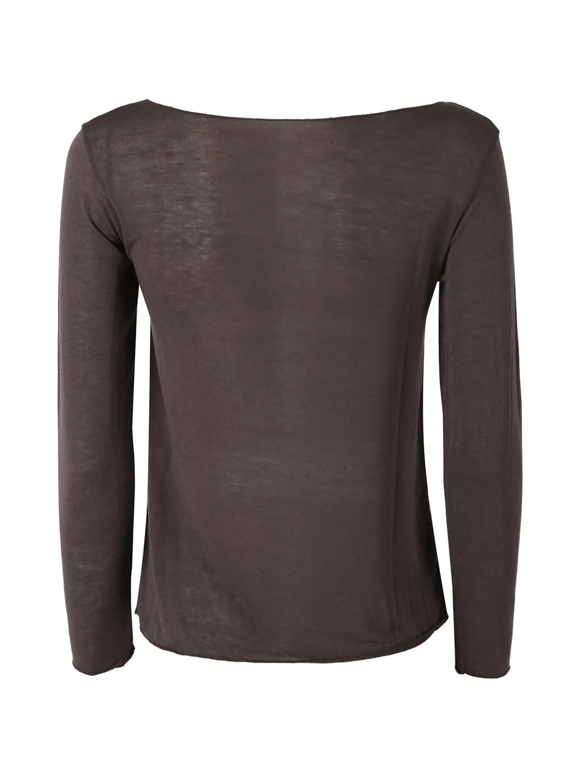 Solada Maglia donna in misto cashmere a maniche lunghe - moro