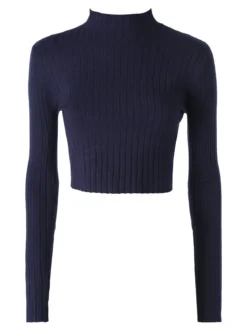 Solada Maglia donna lupetto - blu scuro