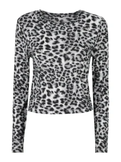 Solada Maglia donna maculata a maniche lunghe