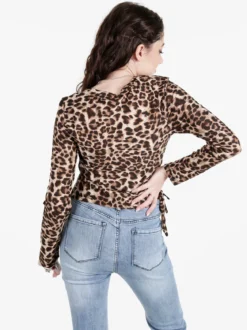 Solada Maglia donna maculata a maniche lunghe
