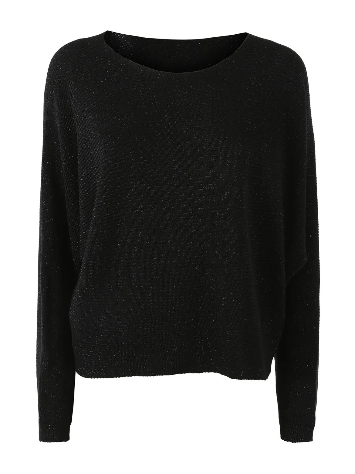 Solada Maglia donna oversize con maniche a pipistrello - nero