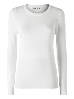 Solada Maglia girocollo da donna - bianco