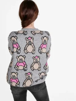 Solada Maglione donna orsacchiotti oversize