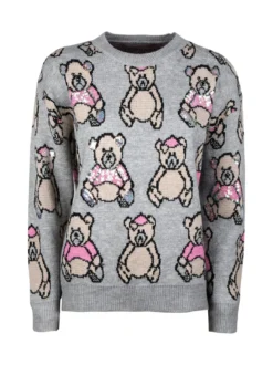 Solada Maglione donna orsacchiotti oversize