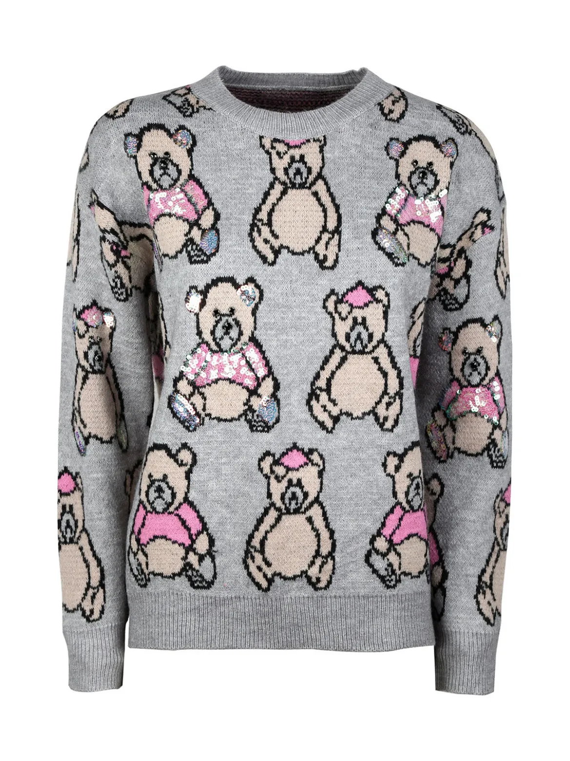 Solada Maglione donna orsacchiotti oversize