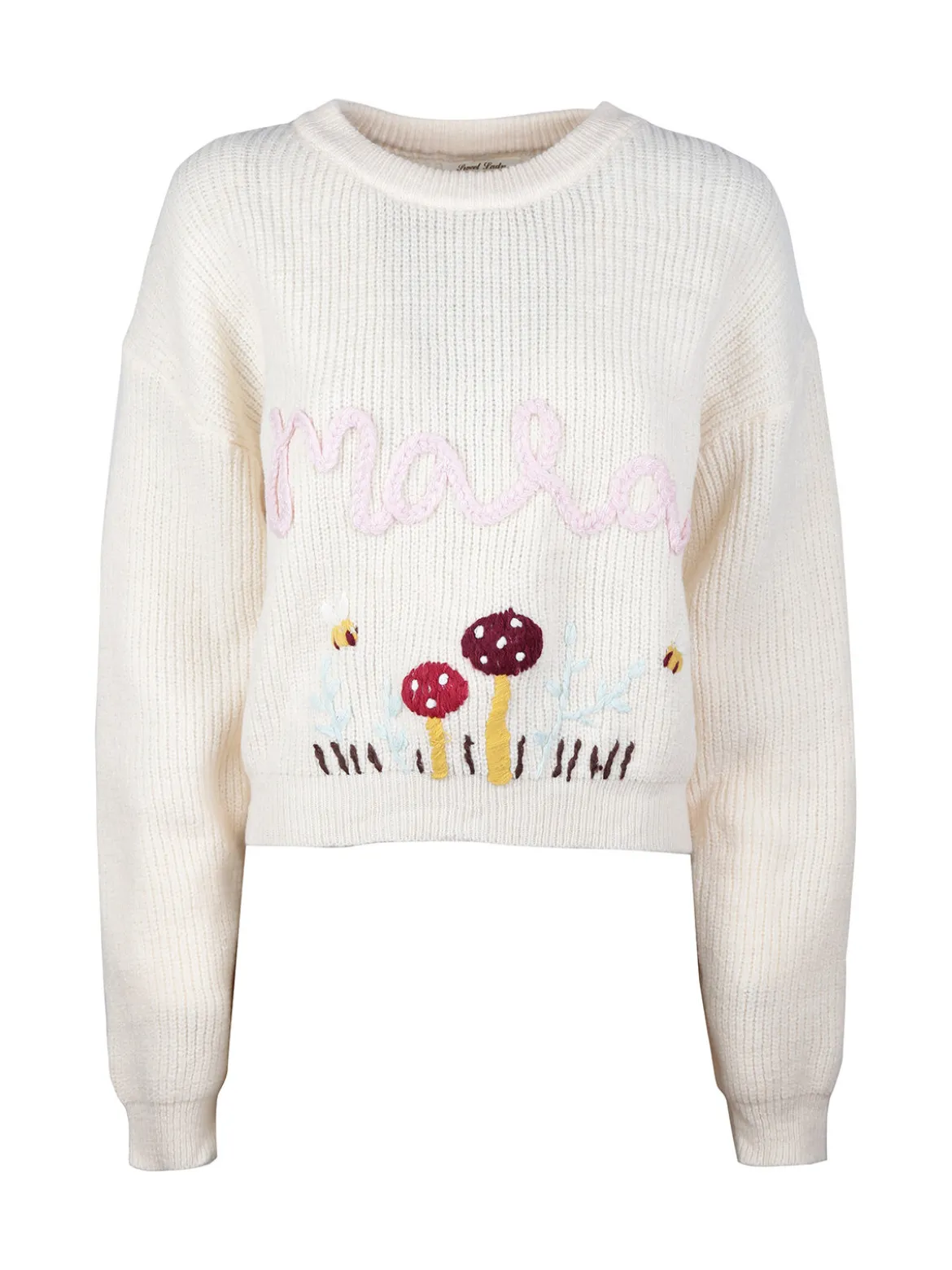Solada Maglione donna oversize con ricami