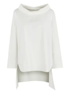 Solada Maxi blusa da donna in misto cotone