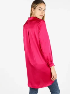 Solada Maxi camicia donna effetto raso