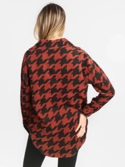 Solada Maxi camicia donna oversize in cotone vellutato