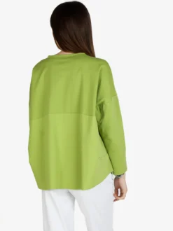 Solada Maxi t-shirt donna oversize con taschino