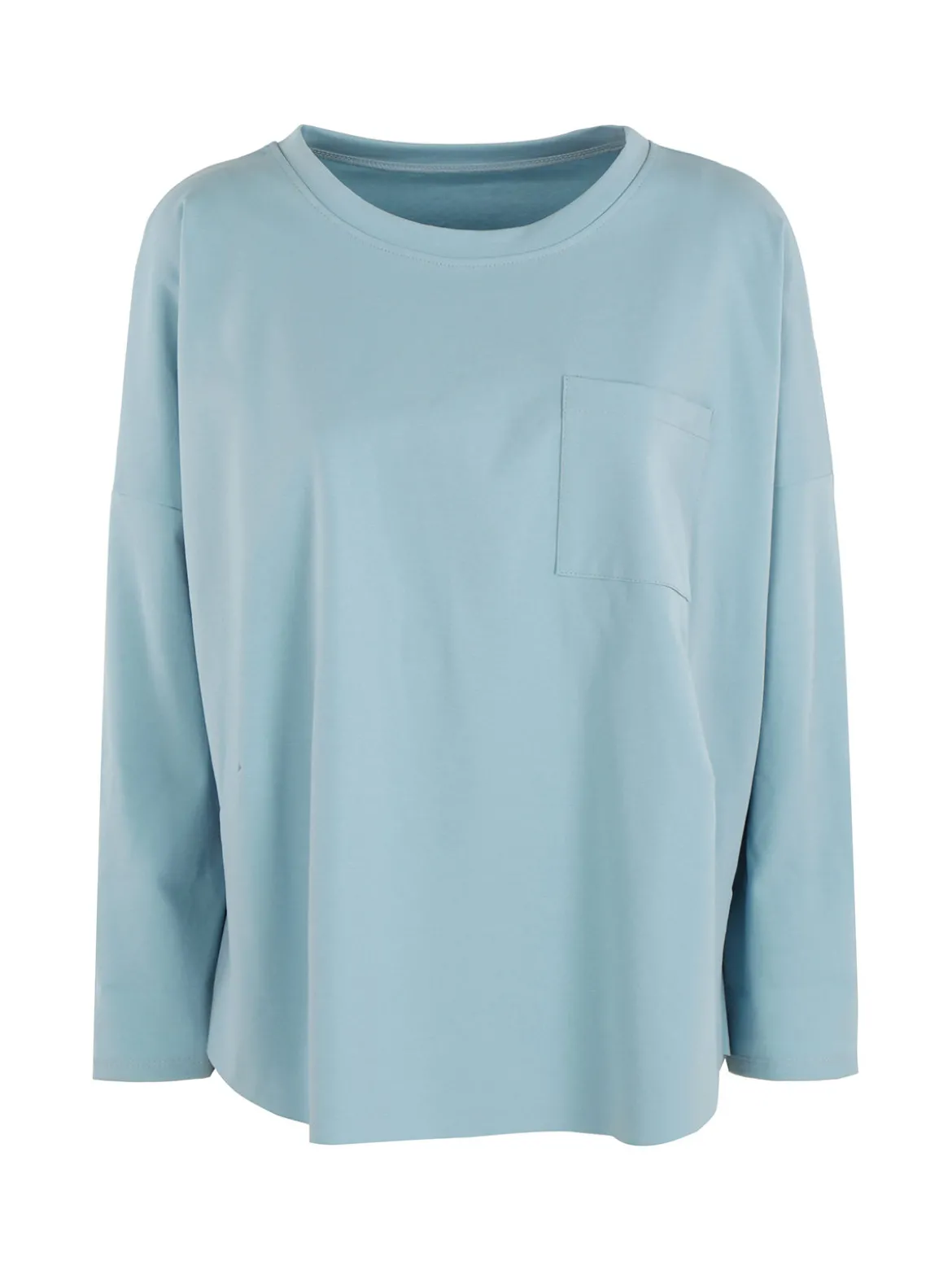 Solada Maxi t-shirt donna oversize con taschino