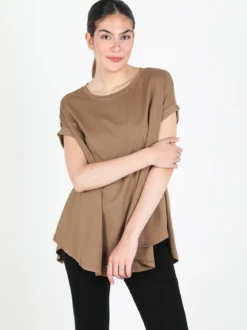 Solada Maxi t-shirt donna tinta unita