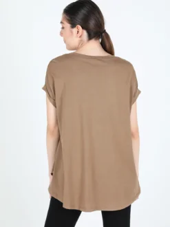 Solada Maxi t-shirt donna tinta unita