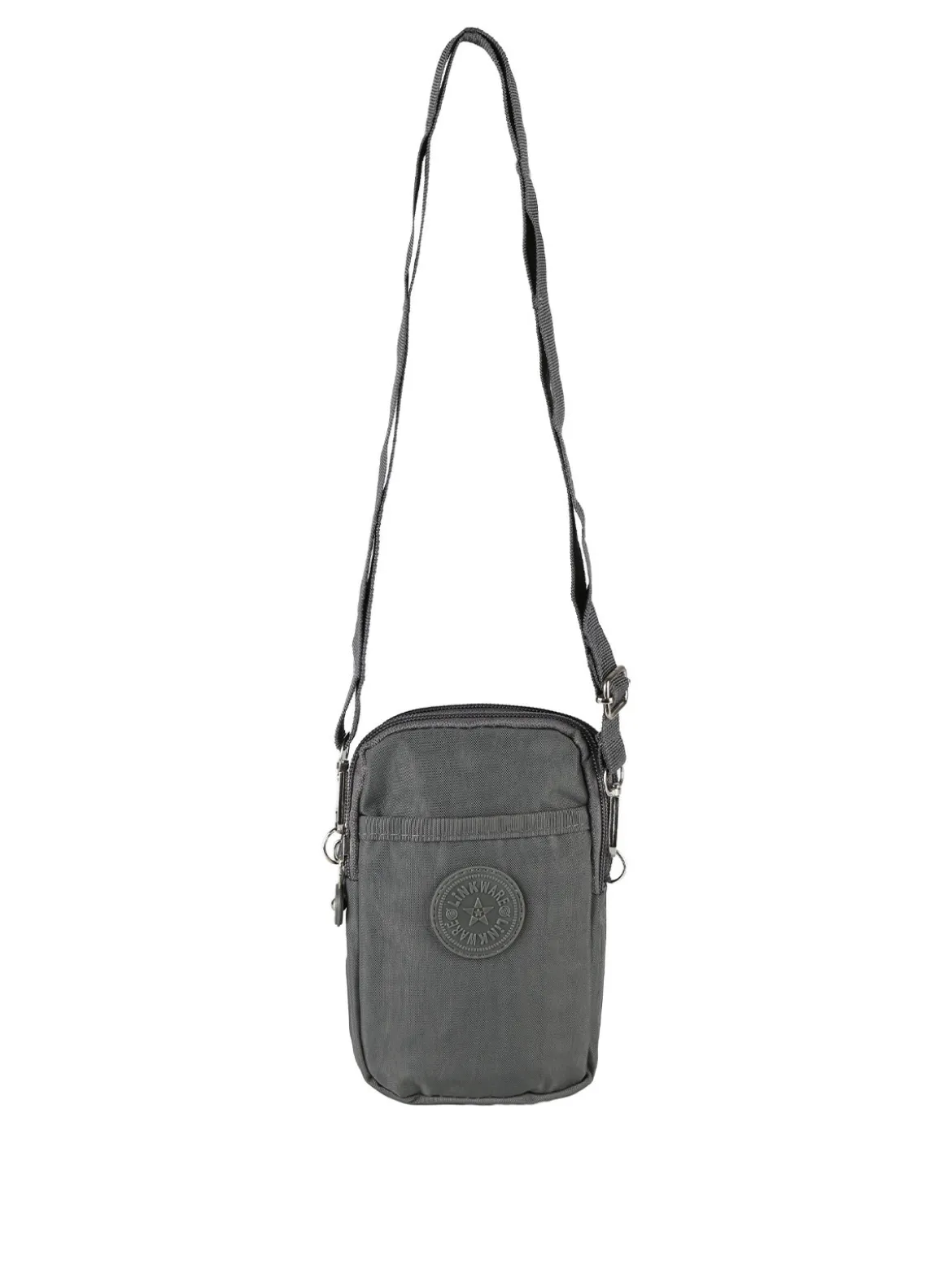 Solada Mini borsello da donna a tracolla in nylon - grigio