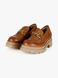 Solada Mocassini in pelle da donna con platform