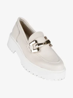 Solada Mocassini in pelle donna con platform