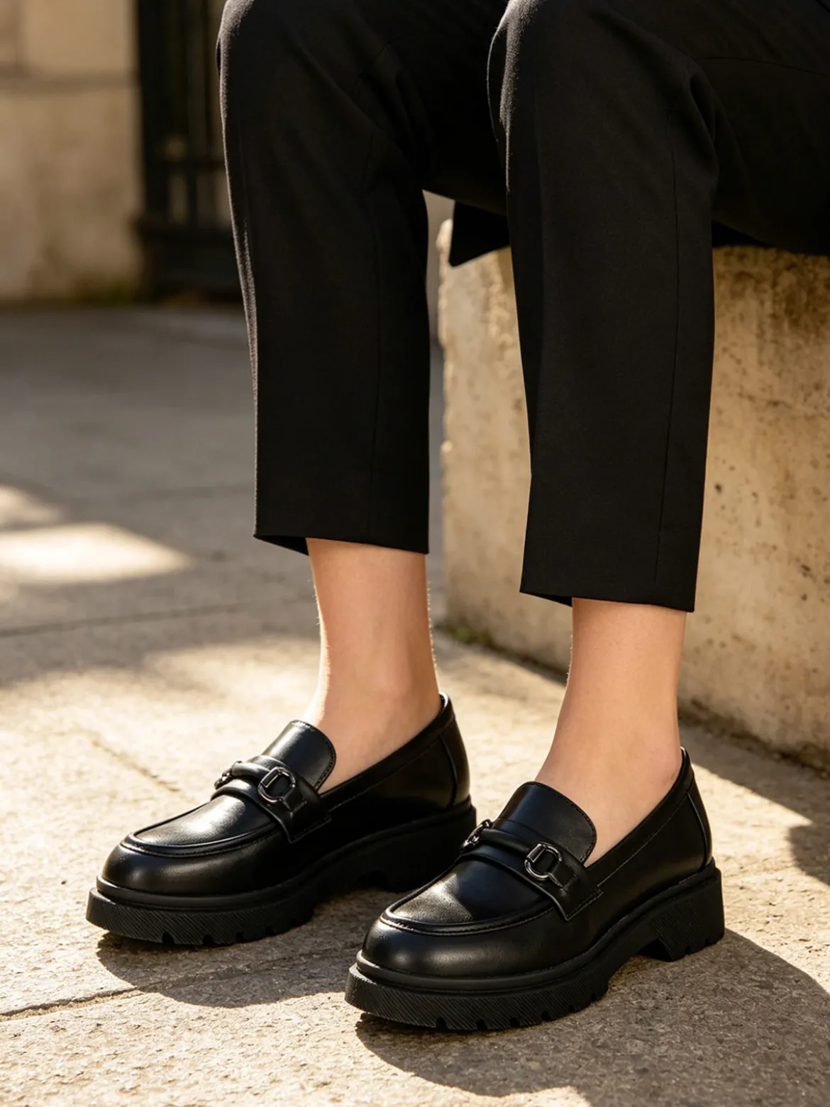 Solada Mocassino da donna con platform