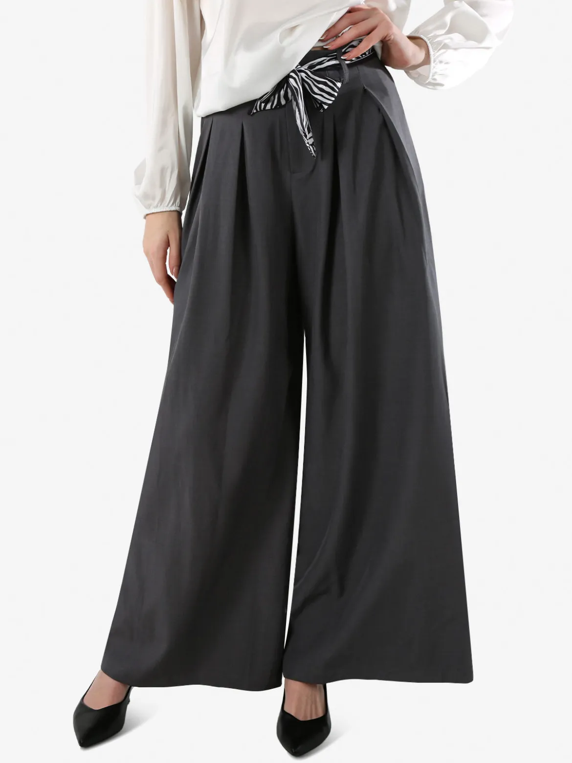 Solada Pantaloni a palazzo da donna - grigio