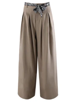 Solada Pantaloni a palazzo da donna - khaki