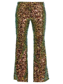 Solada Pantaloni a zampa con pailettes