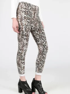 Solada Pantaloni con stampa animalier