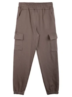 Solada Pantaloni da bambina felpati con tasconi