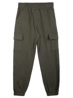 Solada Pantaloni da bambina felpati con tasconi