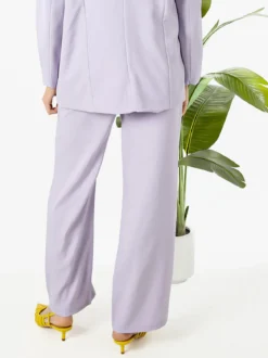 Solada Pantaloni da donna a gamba dritta e larga - lilla