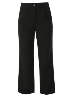 Solada Pantaloni da donna a gamba dritta e larga - nero