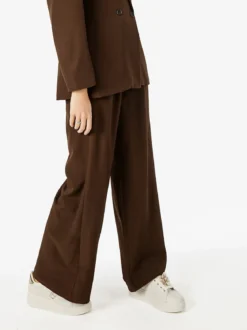 Solada Pantaloni da donna a gamba larga e dritta - marrone
