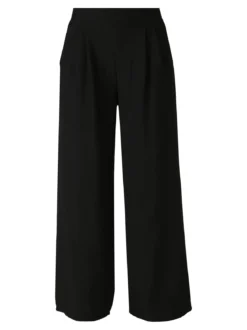 Solada Pantaloni da donna a gamba larga e dritta - nero