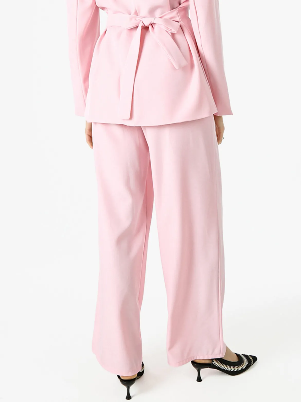 Solada Pantaloni da donna a gamba larga e dritta - rosa