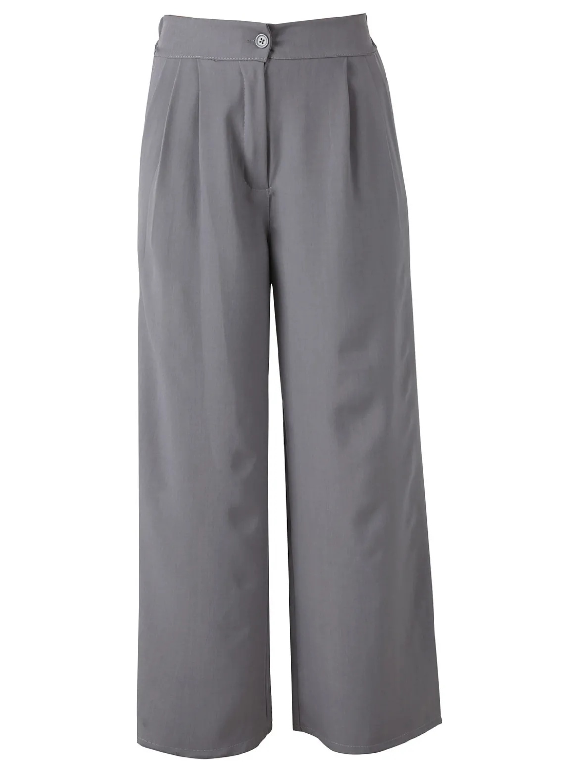 Solada Pantaloni da donna a gamba larga e vita alta - grigio