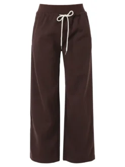 Solada Pantaloni da donna sportivi a gamba larga - marrone