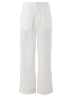 Solada Pantaloni donna a palazzo - bianco