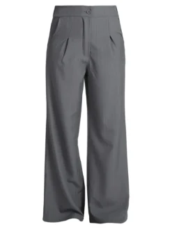 Solada Pantaloni donna a palazzo gessati