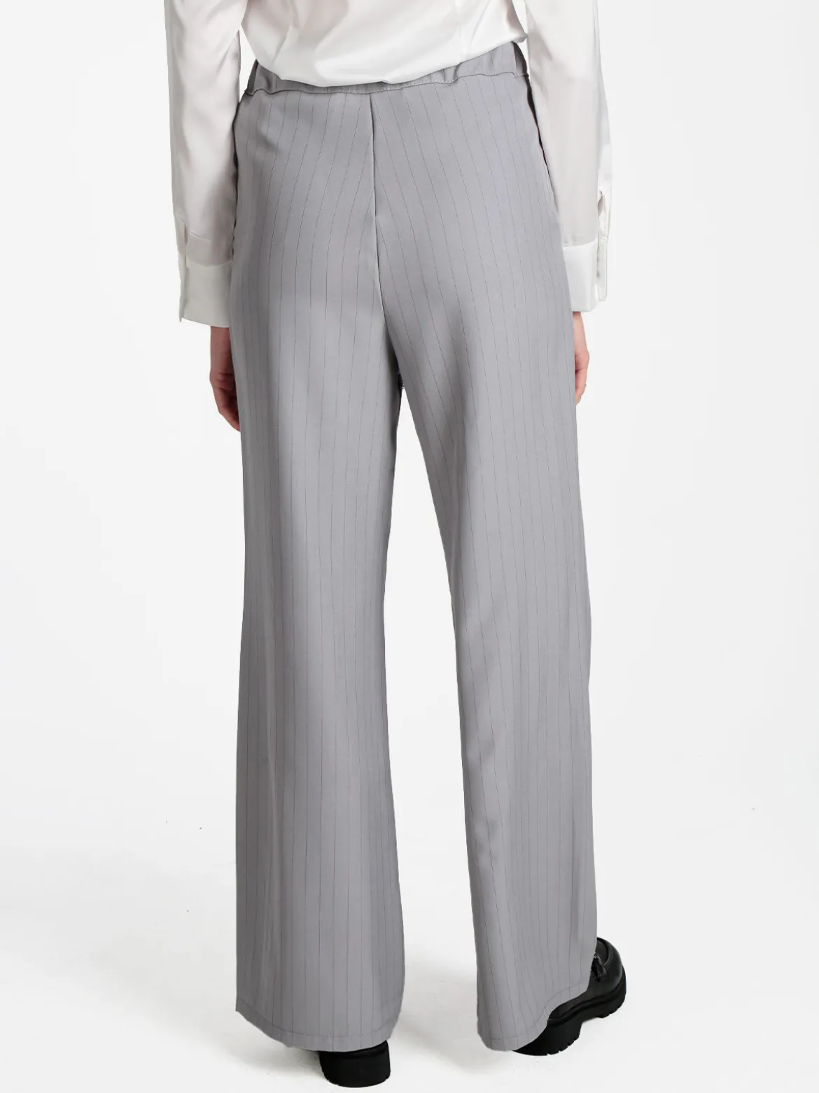 Solada Pantaloni donna a palazzo gessati