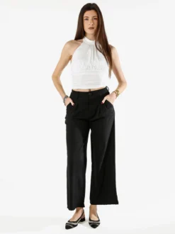 Solada Pantaloni donna a palazzo - nero