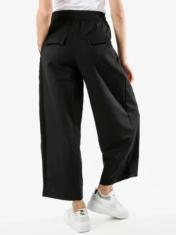 Solada Pantaloni donna barrell cropped - nero