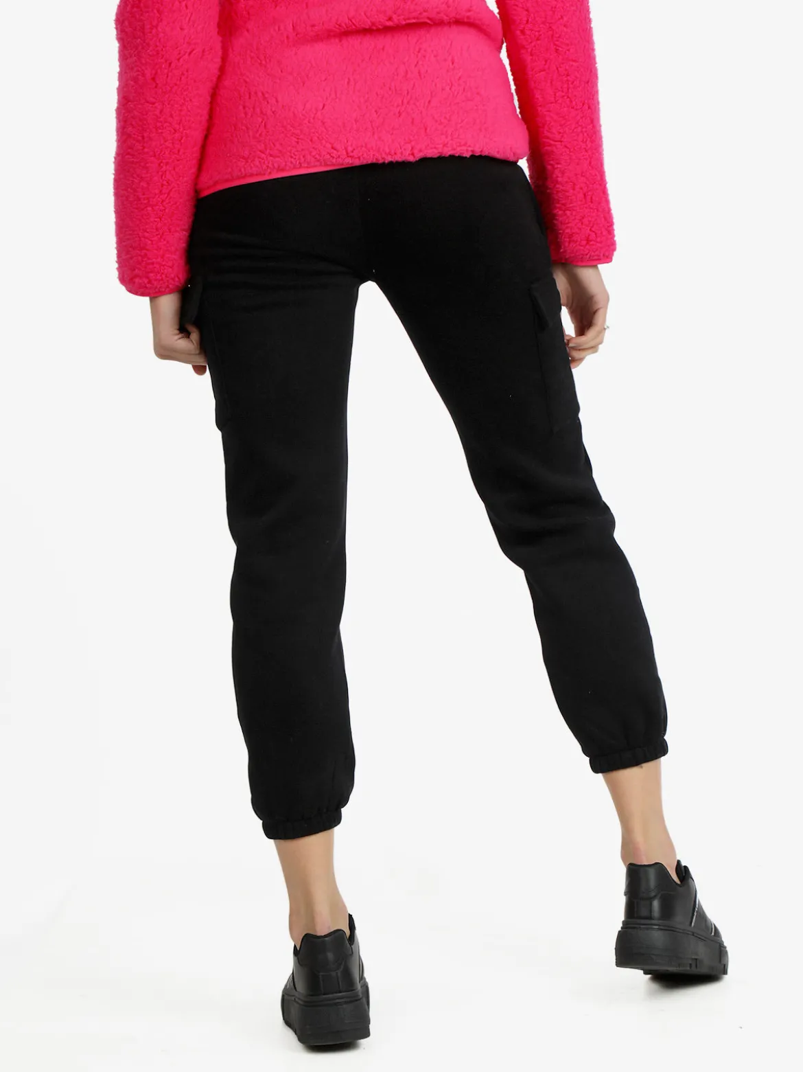 Solada Pantaloni donna cargo felpati