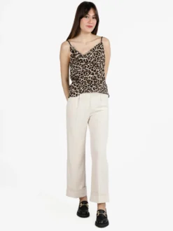 Solada Pantaloni donna eleganti a gamba larga