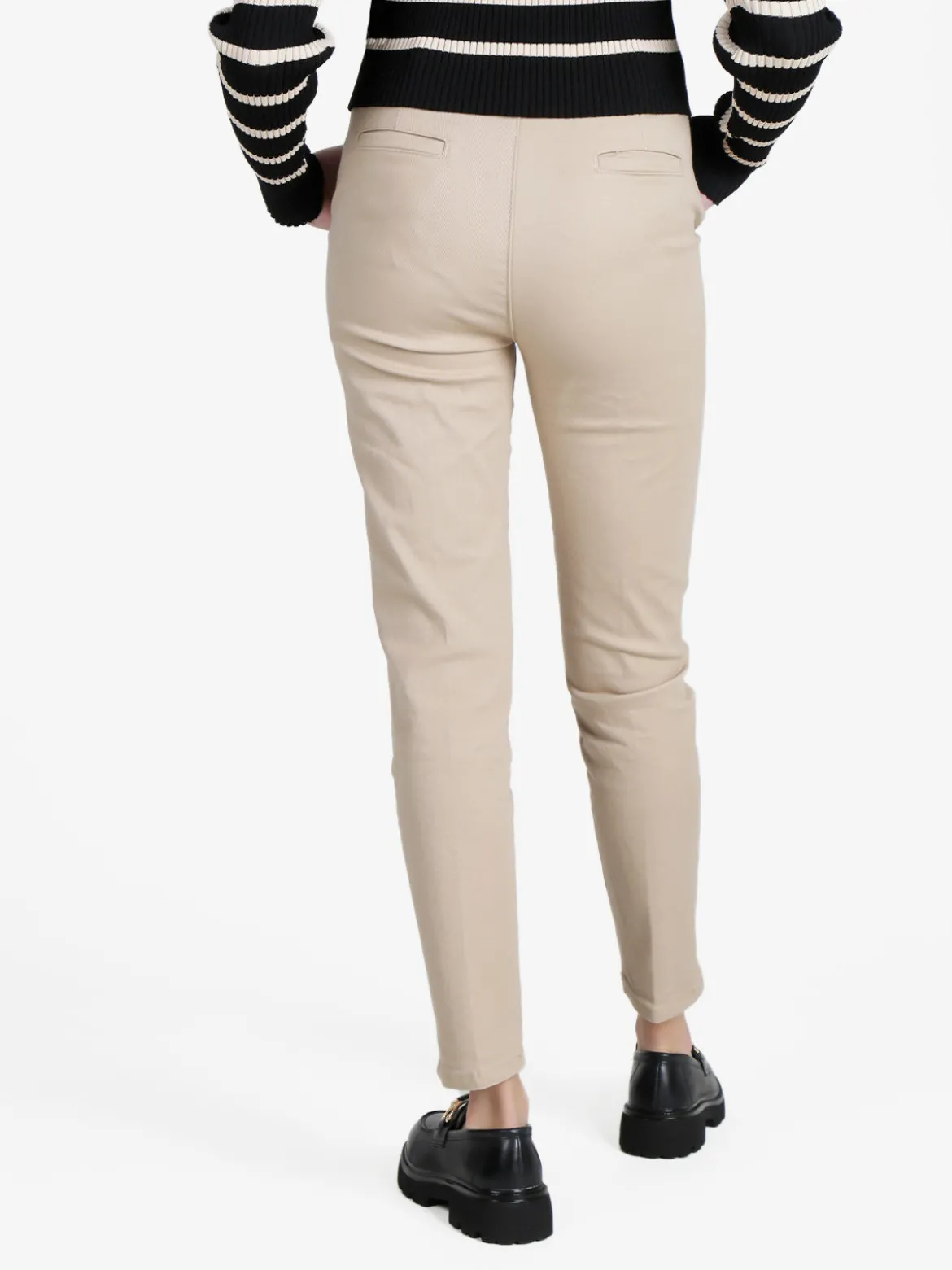 Solada Pantaloni donna in cotone a gamba dritta