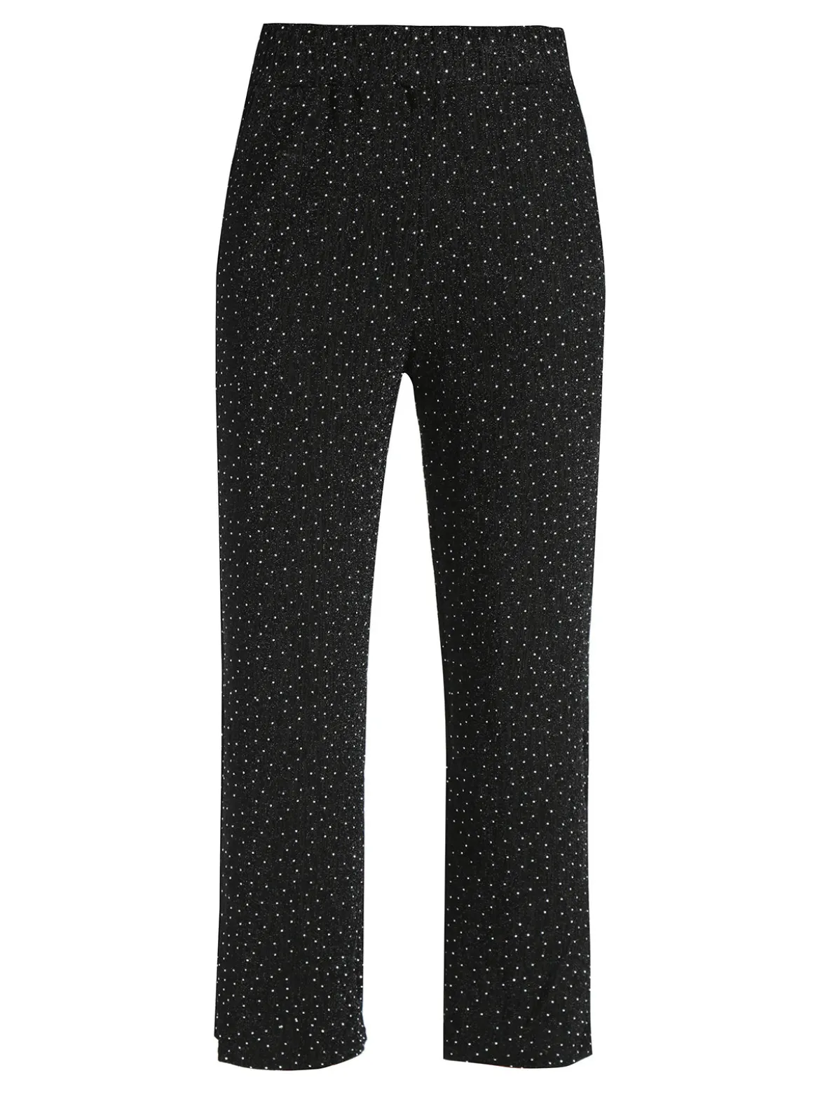 Solada Pantaloni donna in lurex con piccole borchie