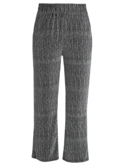 Solada Pantaloni donna in lurex con piccole borchie