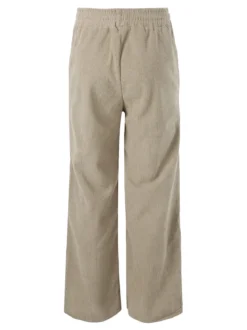 Solada Pantaloni donna in velluto a coste con coulisse - beige